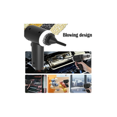 3-in-1 Mini Vacuum Cleaner with Blower & Suction | Portable Handheld Dust Cleaner with Washable Filter – USB Rechargeable blowing design